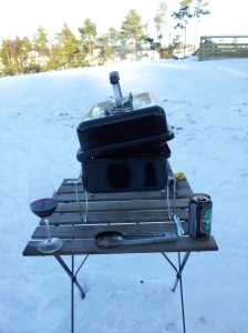 Bbq in the snow