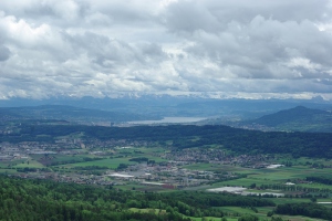 Zurich and the alps