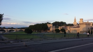 Avignon in the evening