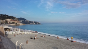 A beachside in Nice
